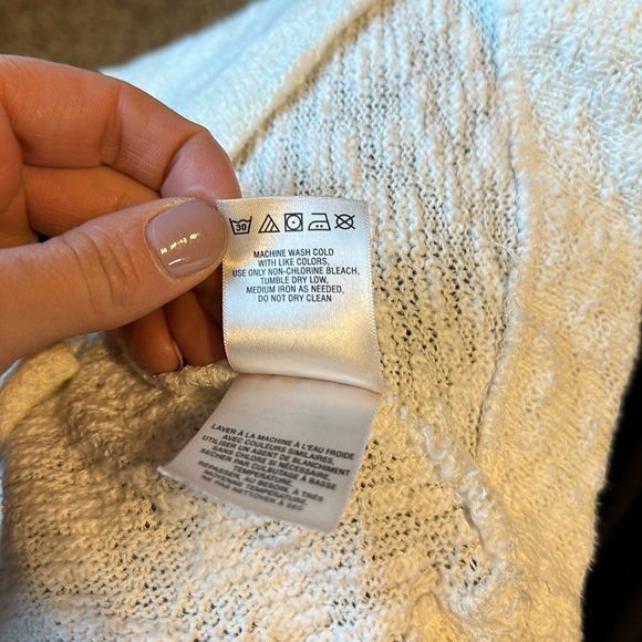 Anthropologie Saturday Sunday Almeria Hooded Cowl Top Cream Sweater - Picture 11 of 11